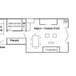 Chalet Le Martagon - Studio 3 personnes ** - AD01