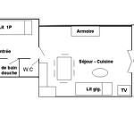 Chalet Le Martagon - Studio 3 personnes ** - AD03