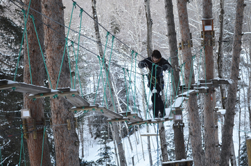 © Parcours aventure du Diable Hiver - Patrick Col