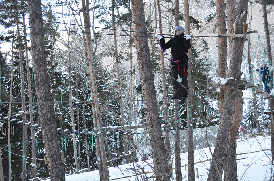 © Parcours aventure du Diable Hiver - Patrick Col