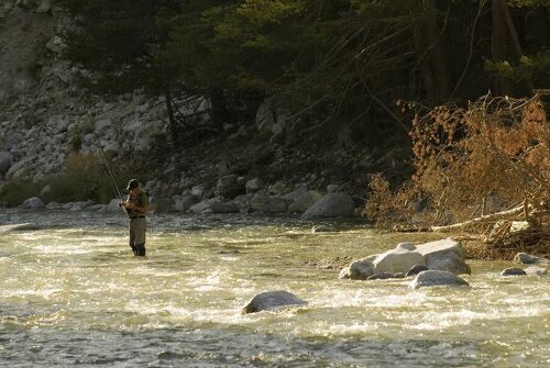 Parcours de pêche « Prendre et relâcher » sur l’Arc à Aussois