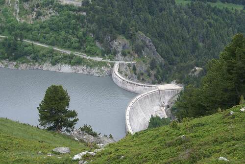 Lago di Plan d&#039;Aval in Savoia - Alpi Vanoise a Aussois